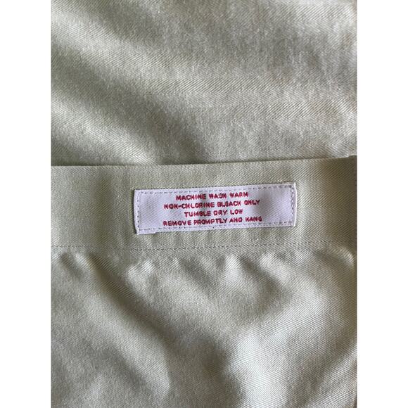 Brooks Brothers No Iron Light Green Men's Dress Long Sleeve Dress Shirt Size 16 - Picture 11 of 11